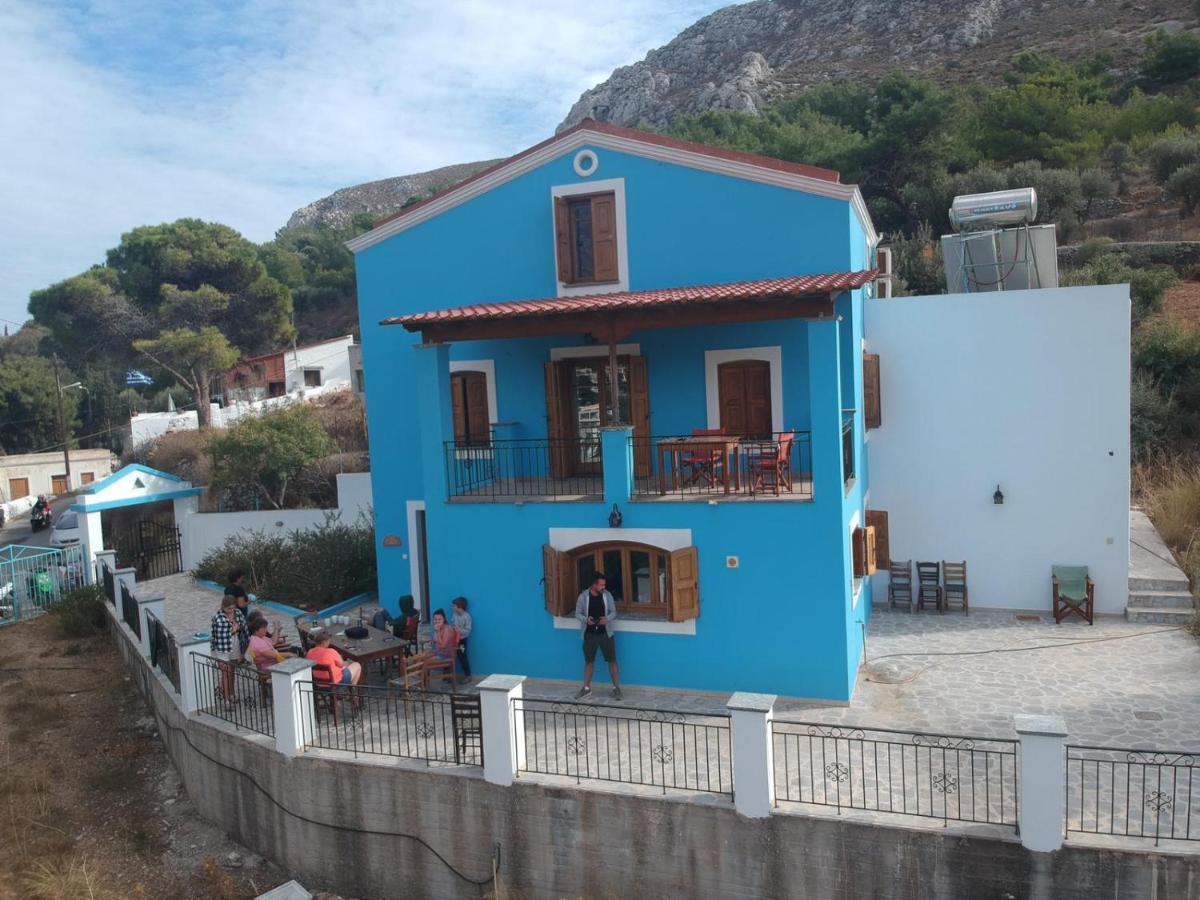 Blue Villa Panormos  Bagian luar foto