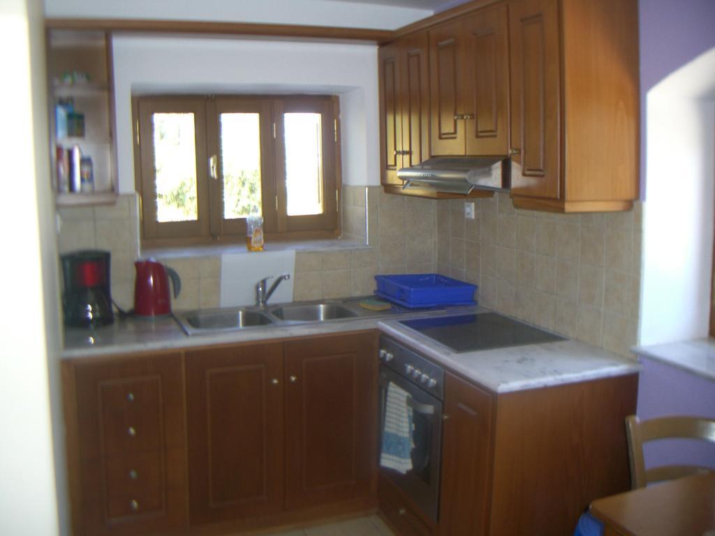 Blue Villa Panormos  Ruang foto